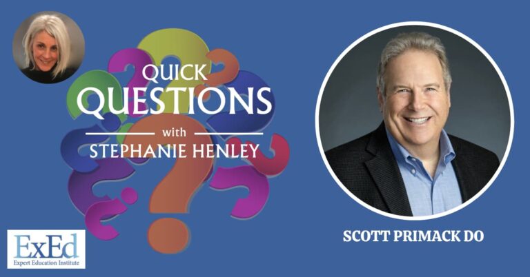 Quick Question Scott Primack
