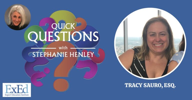 Quick Question Tracy Sauro